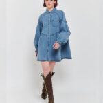 TARA DENIM DRESS